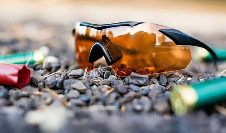 Shooting Glasses with Orange lenses
