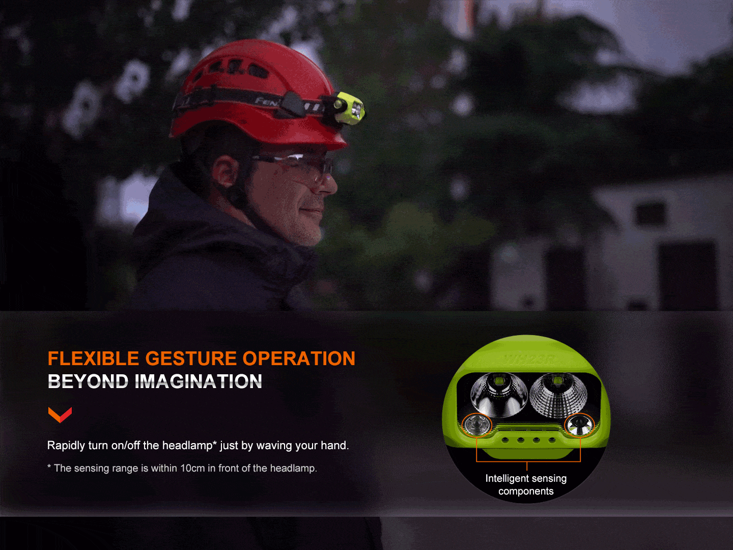 Fenix WH23R Gesture Sensing Industrial LED Headlamp-sku-44862580687144-Safety Glasses USA-2