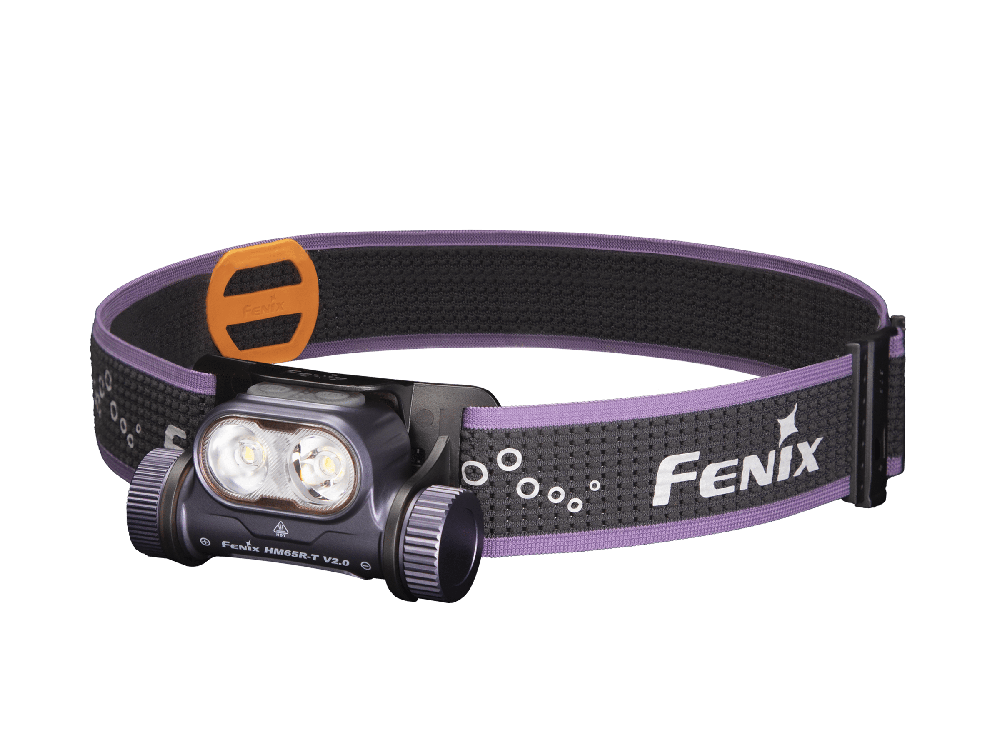 Fenix HM65R-T V2 Rechargeable Lightweight Trail Running Headlamp-Dark Purple-FX-HM65RTV2-PURPLE-Safety Glasses USA-23