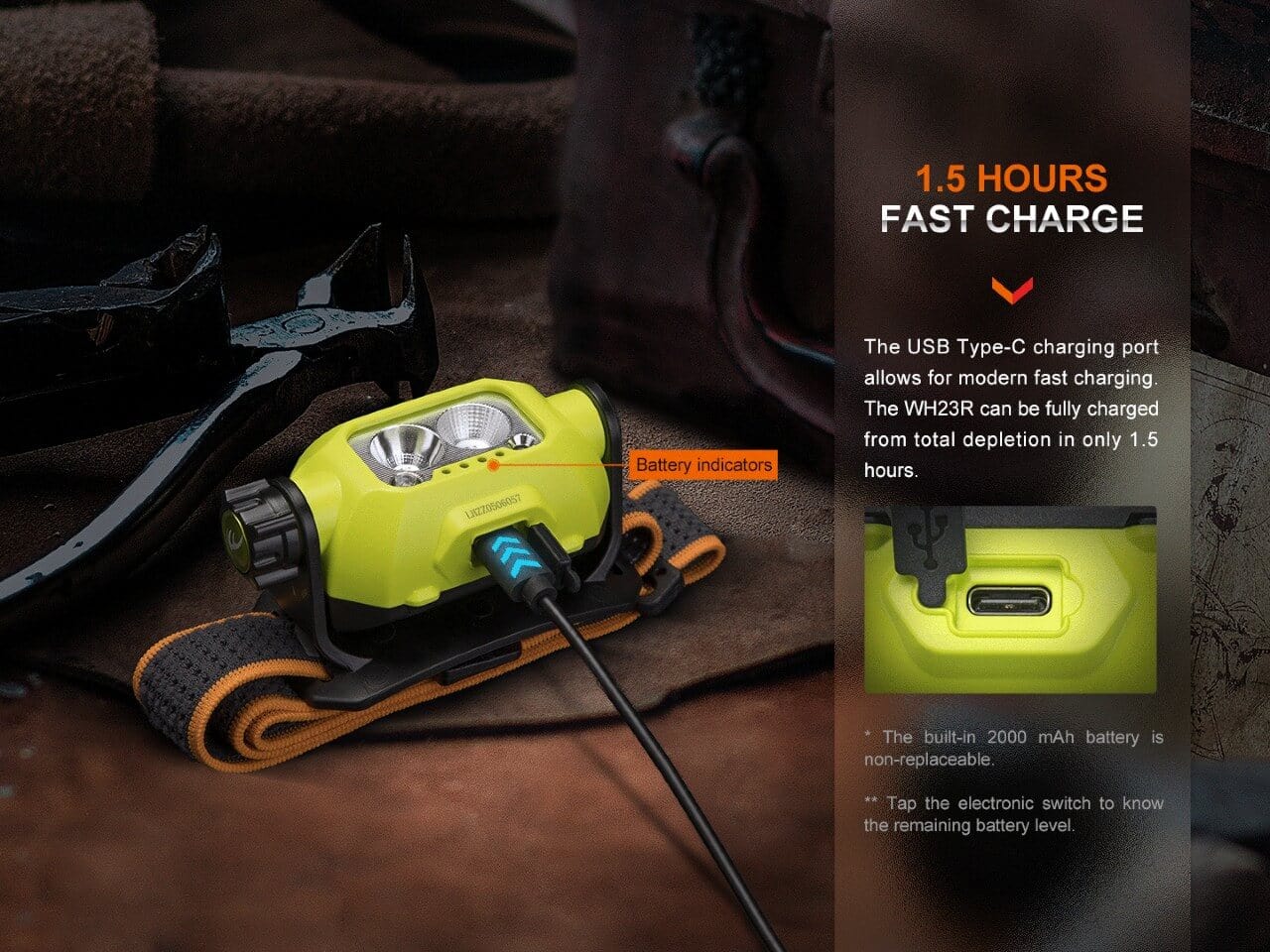 Fenix WH23R Gesture Sensing Industrial LED Headlamp-sku-44862580687144-Safety Glasses USA-8