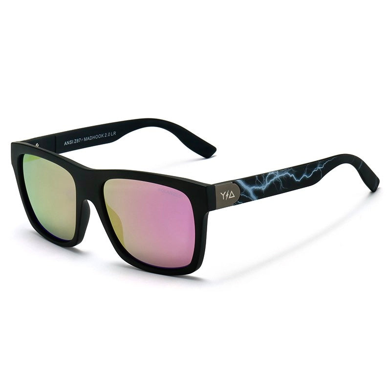 Wye Delta Z87 MADHOOK2.0 LR: HIGH-VOLT POLARIZED Safety Glasses-MH2.0-FLASH-NO-Safety Glasses USA-1
