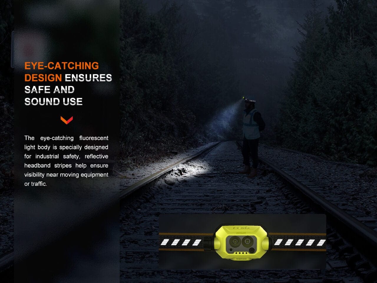 Fenix WH23R Gesture Sensing Industrial LED Headlamp-sku-44862580687144-Safety Glasses USA-11