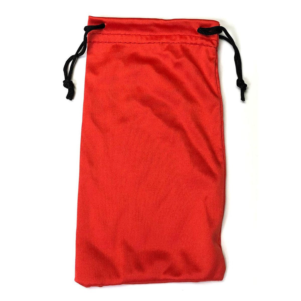 Microfiber Sunglasses Pouch with Drawstring-Red-MP106-Safety Glasses USA-9