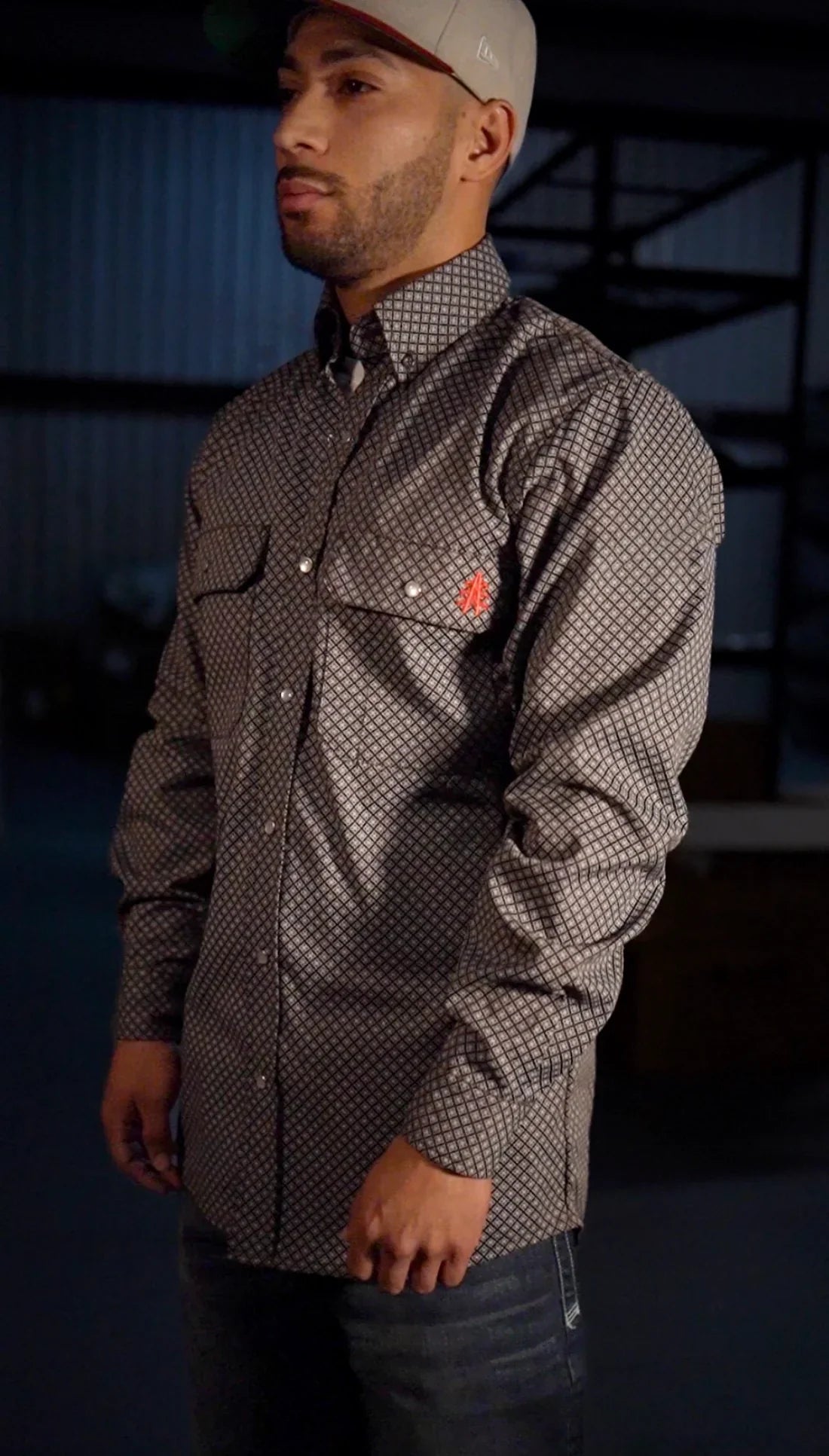 Static FR Flame-Resistant Pearl Snap Work Shirt - Copperhead