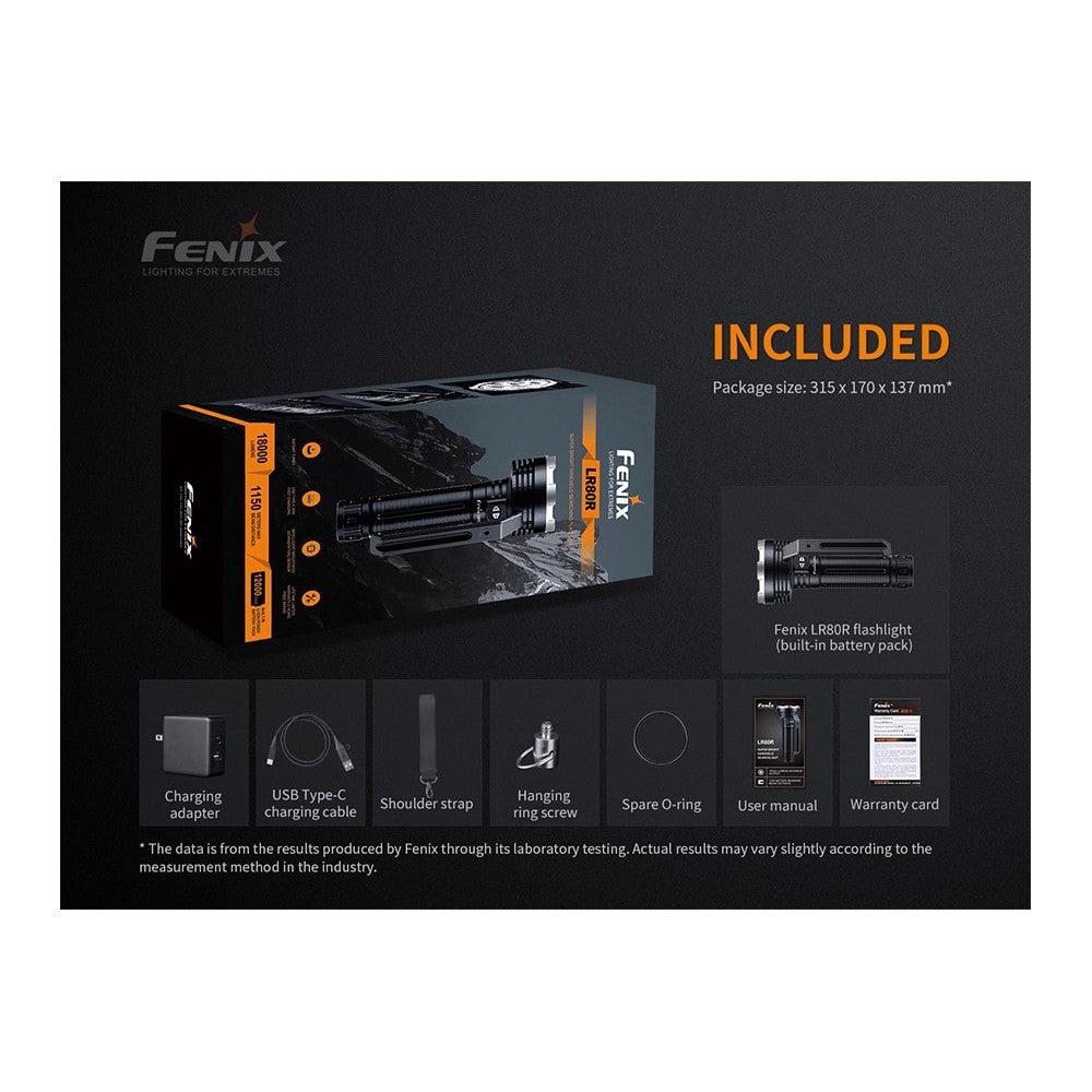 Fenix LR80R Rechargeable LED Searchlight - 18000 Lumens-sku-44858622279976-Safety Glasses USA-15