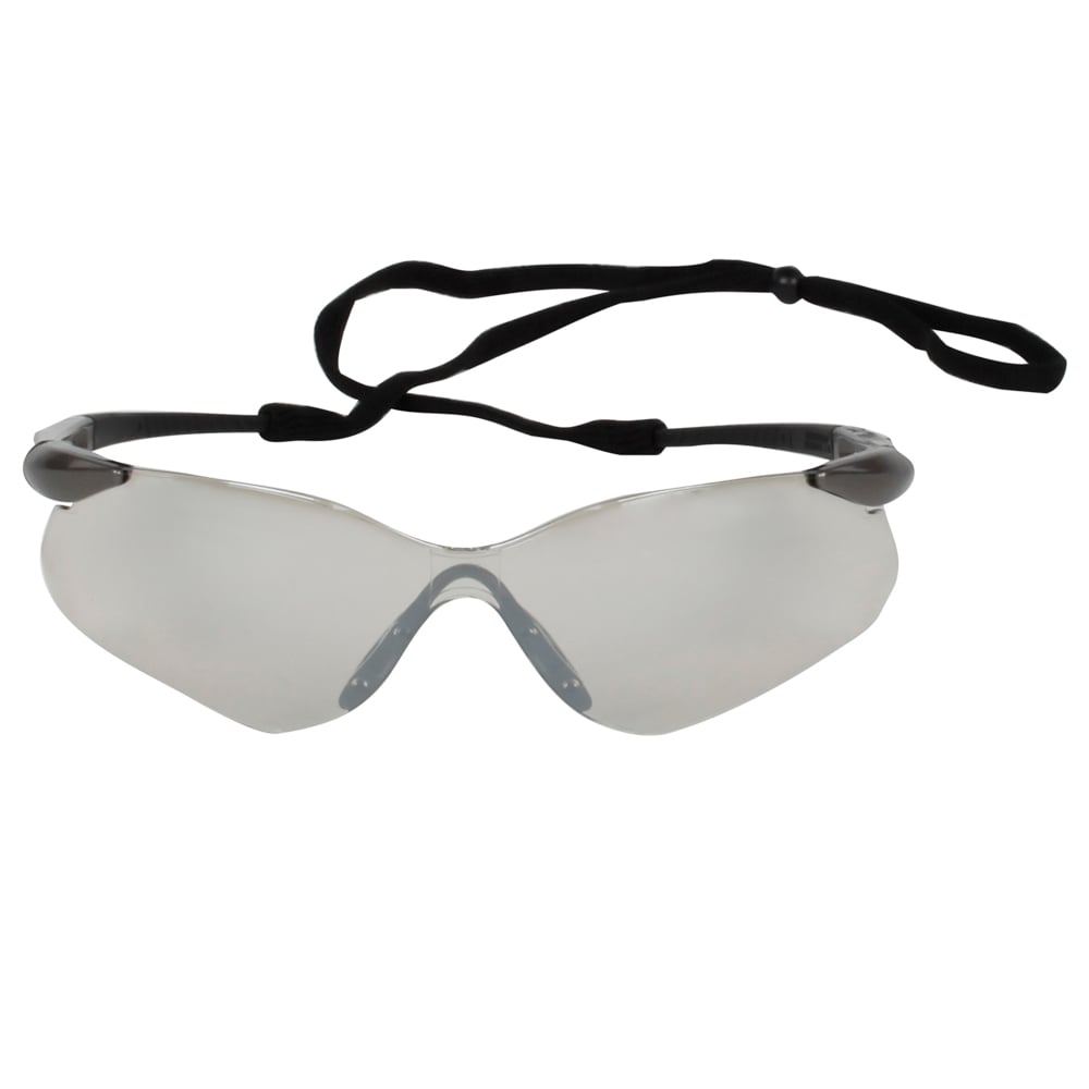 KleenGuard Nemesis VL 29112 Safety Glasses with Indoor-Outdoor Mirror Lenses Nose Bridge