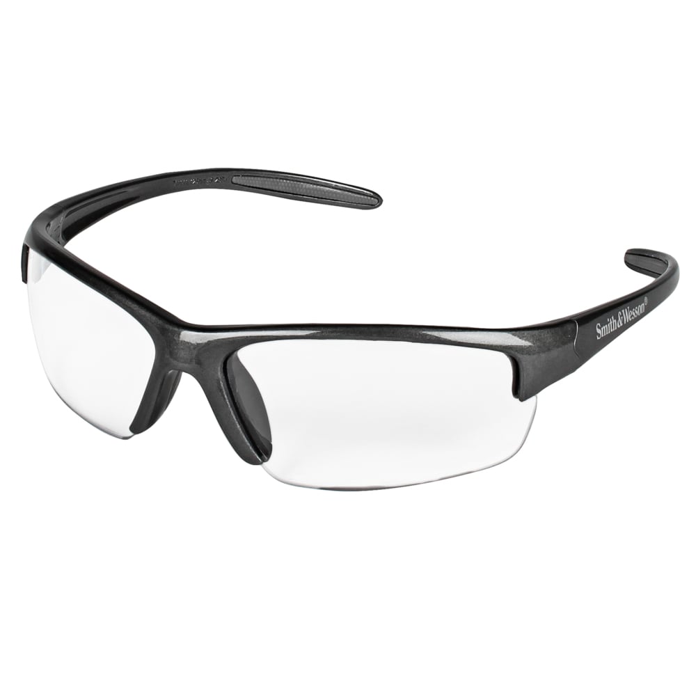Smith & Wesson Equalizer 21294 Safety Glasses with Clear Lenses Left Front Temple