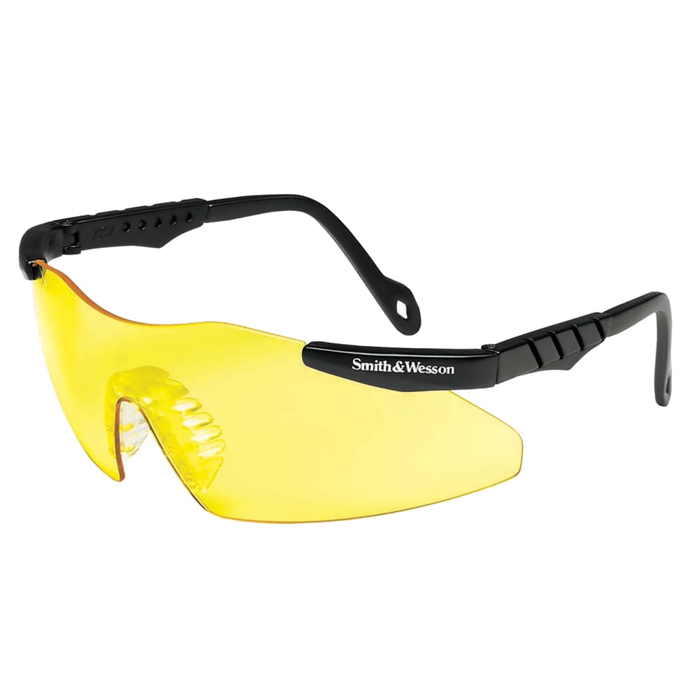 Smith & Wesson Magnum 3G Mini 19828 Safety Glasses with Yellow Lens Left Temple