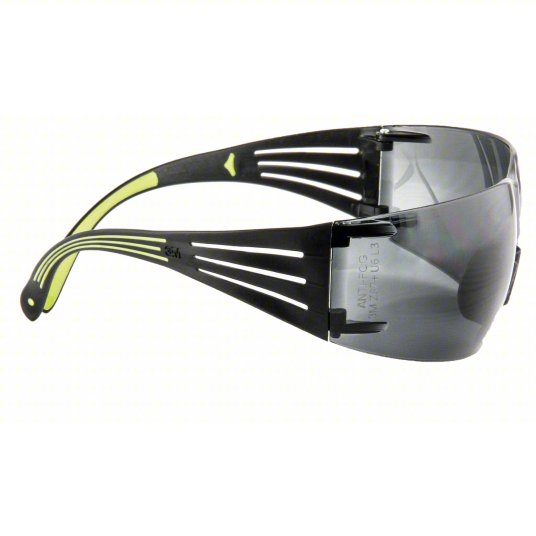 3M SecureFit Safety Glasses SF402AF with Gray Anti-Fog Lenses Right Temple