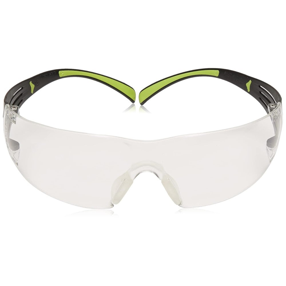 3M SecureFit Safety Glasses SF401AF with Clear Anti-Fog Lenses Front