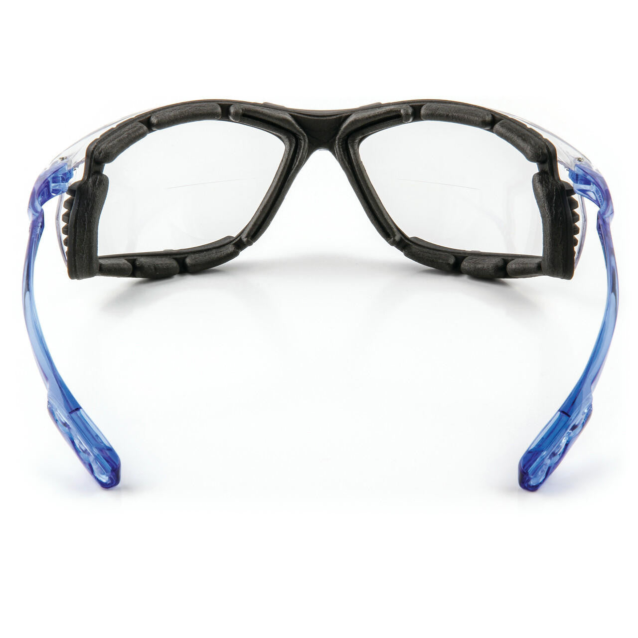 Interior view of the 3M Virtua CCS Bifocal Safety Glasses with foam-padded Blue frame