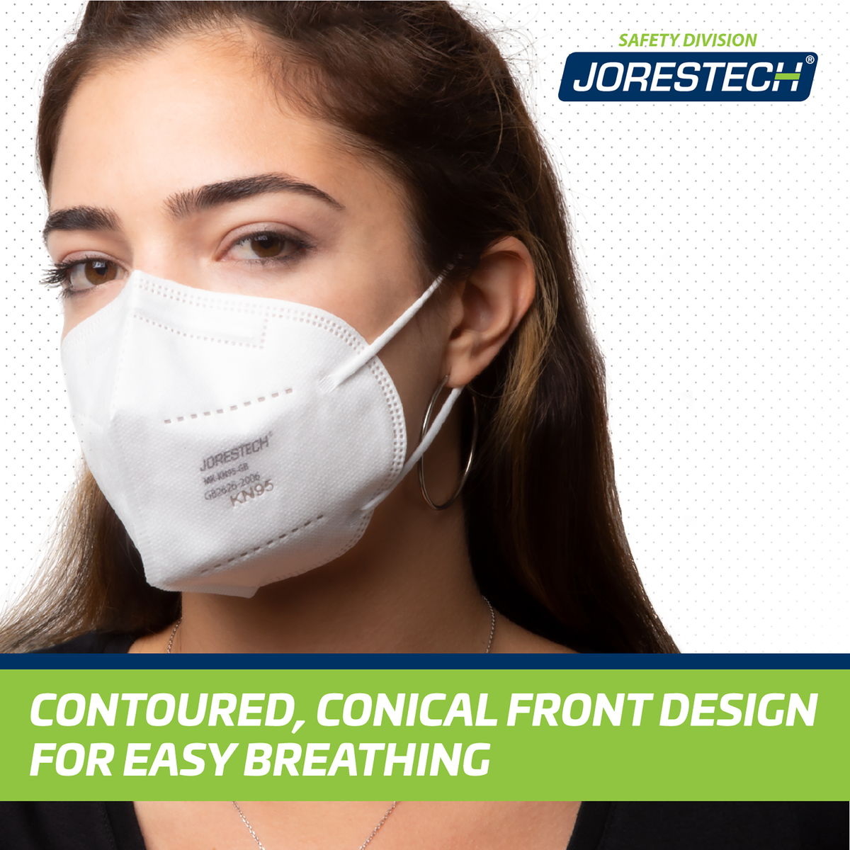 Jorestech 4-Layer KN95 Protective Disposable Face Masks – Pack of 20