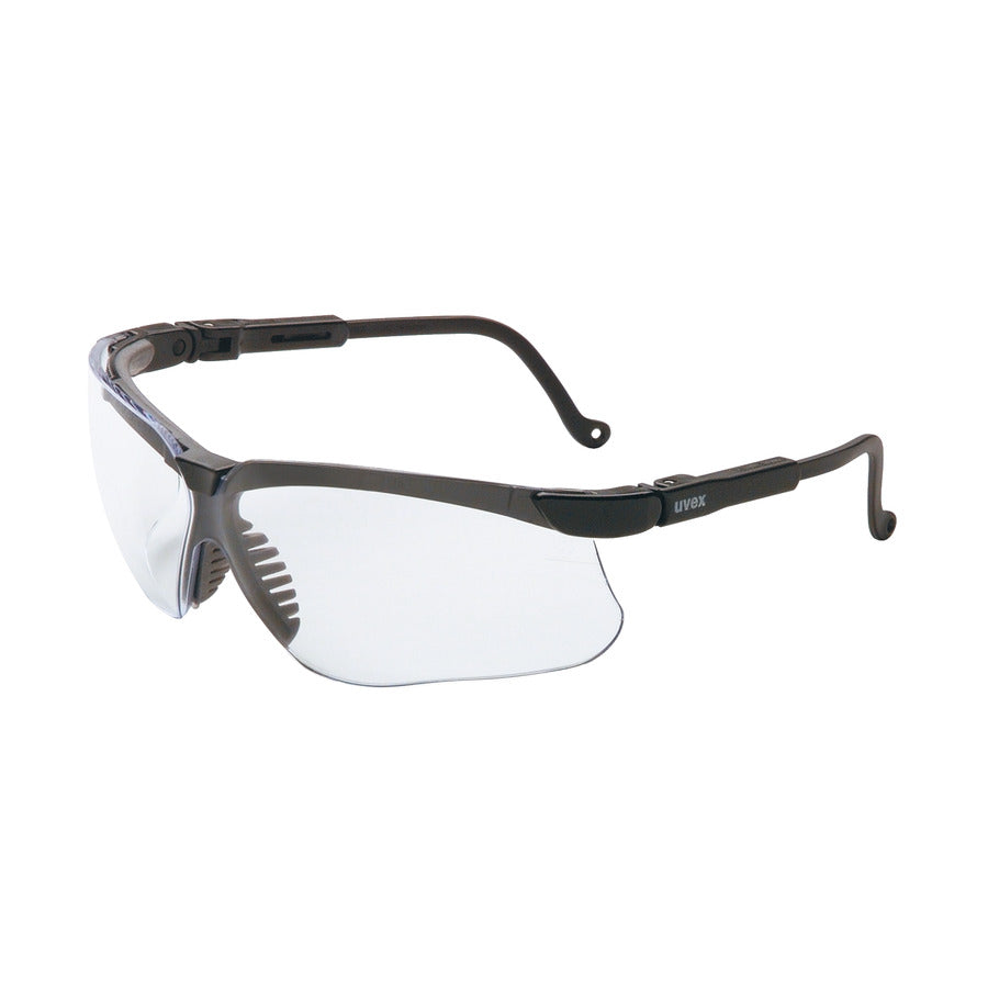 Uvex Genesis Safety Glasses Made in USA-S3200-Black-Clear-Safety Glasses USA-1