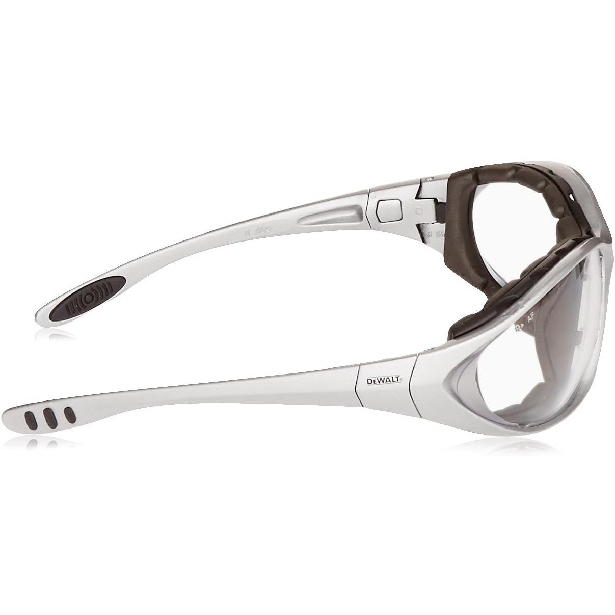 DeWalt Framework DPG95-11D Interchangeable Safety Goggles Clear Anti-Fog Lens Right Temple