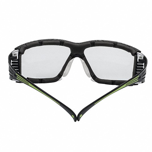 3M SecureFit Safety Glasses SF410AF-FM Foam Padded with Indoor-Outdoor Mirror Anti-Fog Lenses Nose Bridge