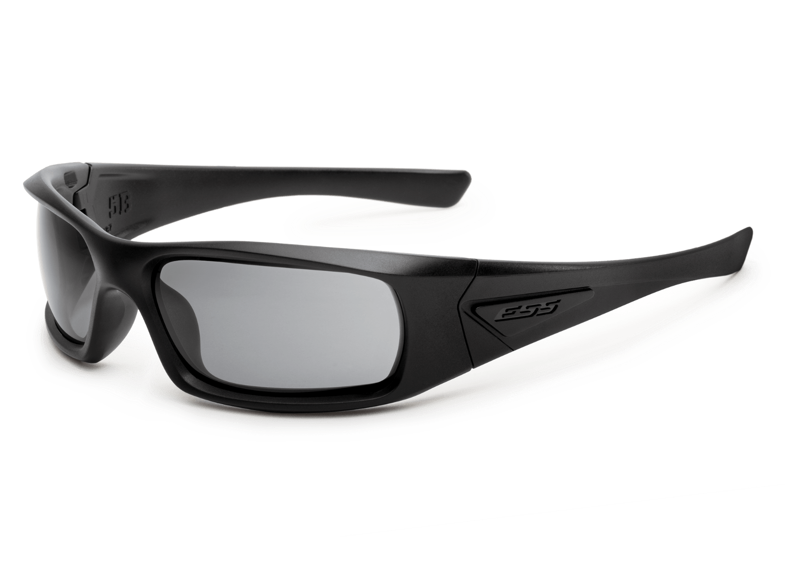 ESS 5B Sunglasses Black Frame Polarized Gray Mirror Lenses EE9006-03