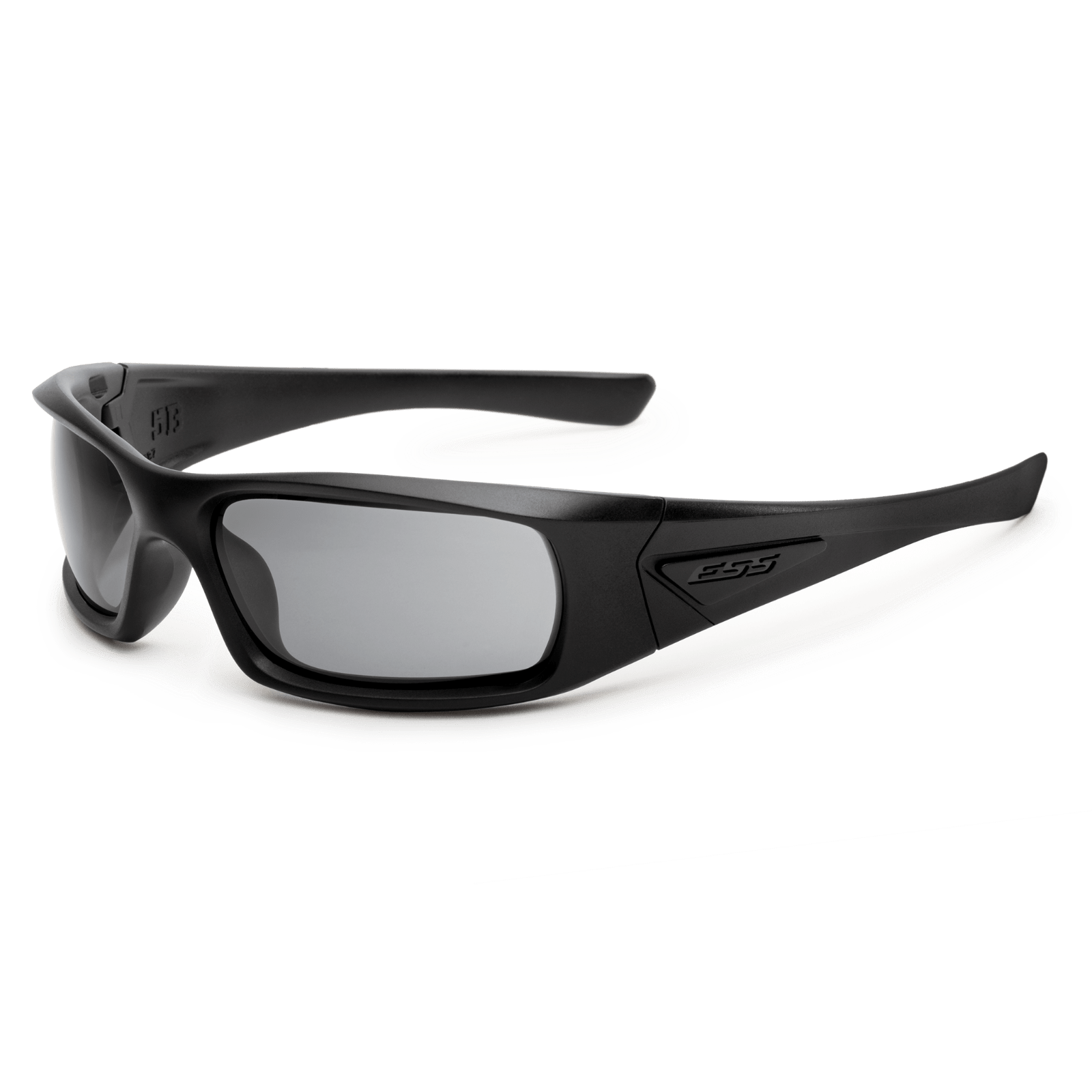 ESS 5B Sunglasses Black Frame Polarized Gray Mirror Lenses EE9006-03