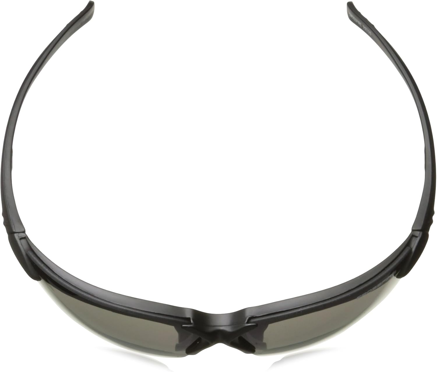 Crossfire Sniper Bifocal Safety Glasses Black Frame with Smoke Lenses Top View