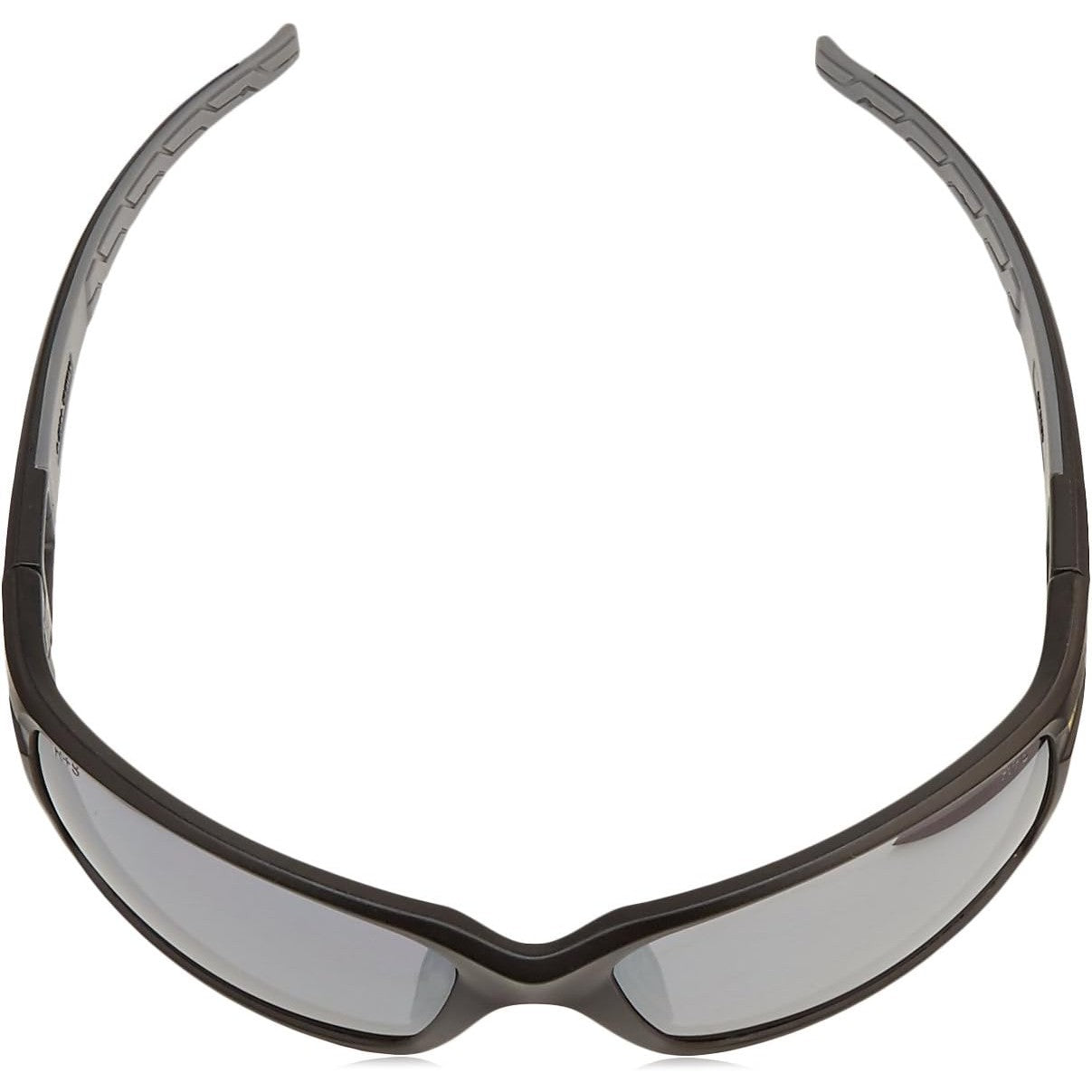 DeWalt Auger DPG101-6D Safety Glasses Black Frame with Silver Mirror Lenses Top View