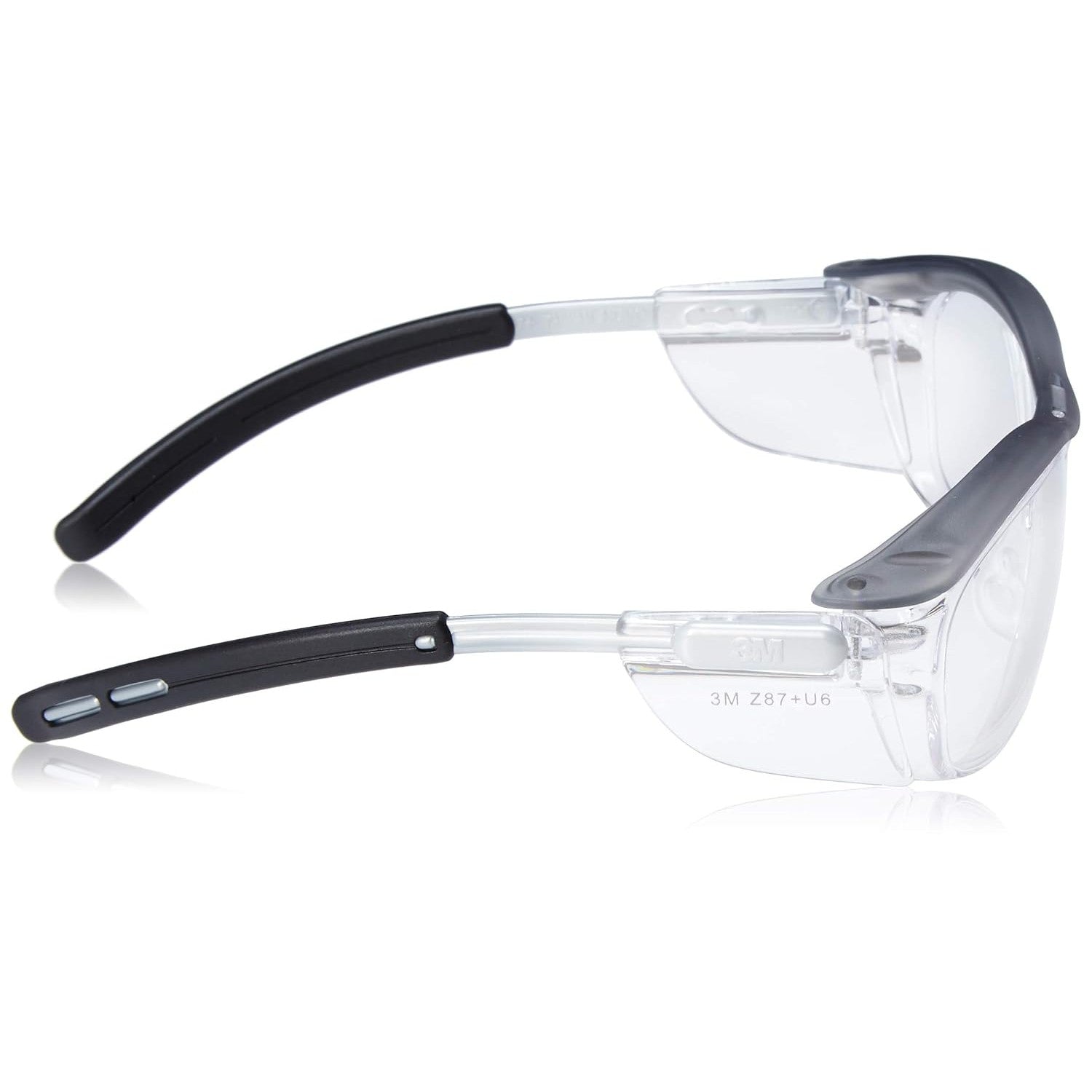 3M Nuvo 11411 Safety Glasses with Clear Anti-Fog Lens Right Temple