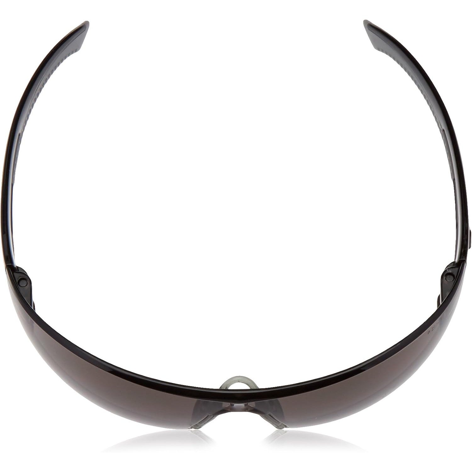 Radians Optima OP1020ID Safety Glasses with Black Frame and Smoke Lens Top View