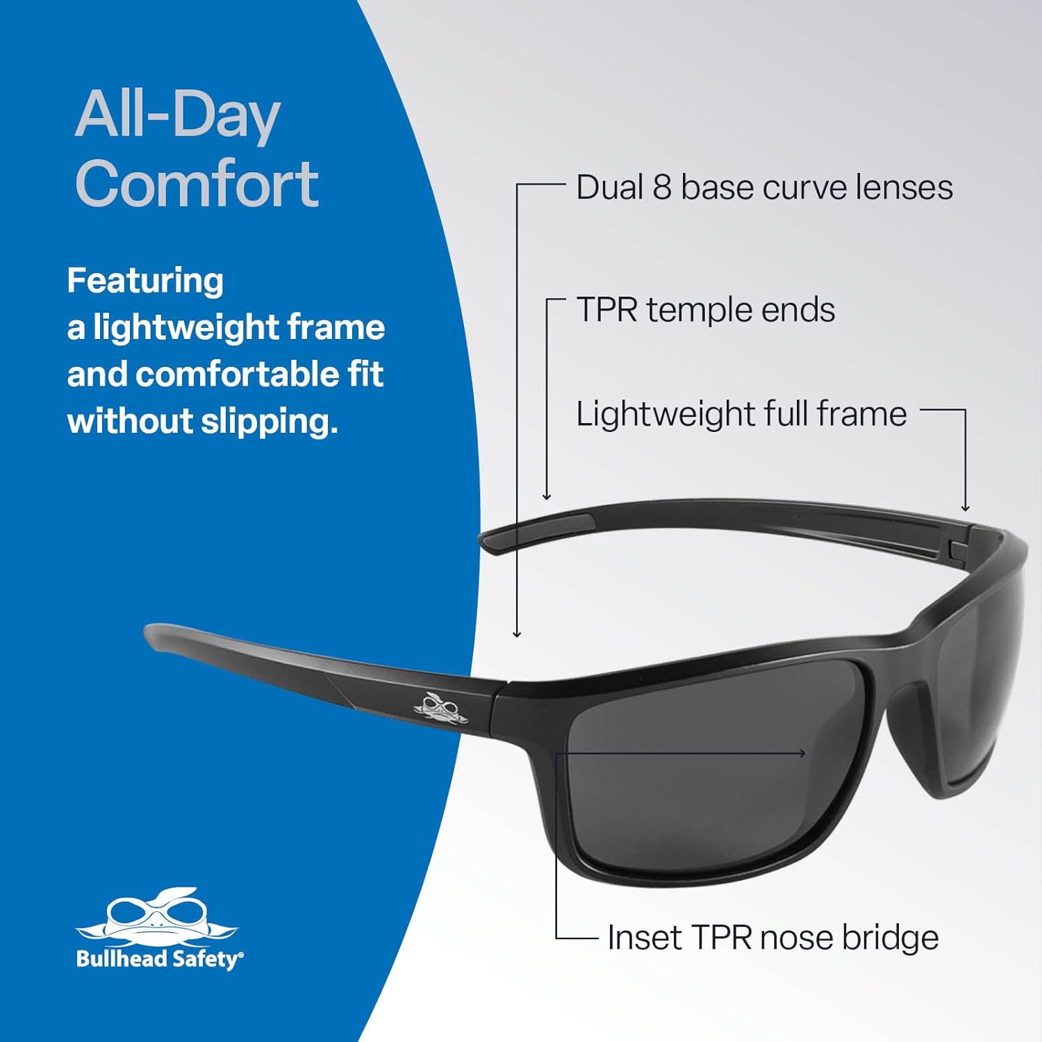 Bullhead Pompano Safety Glasses-Safety Glasses USA-5