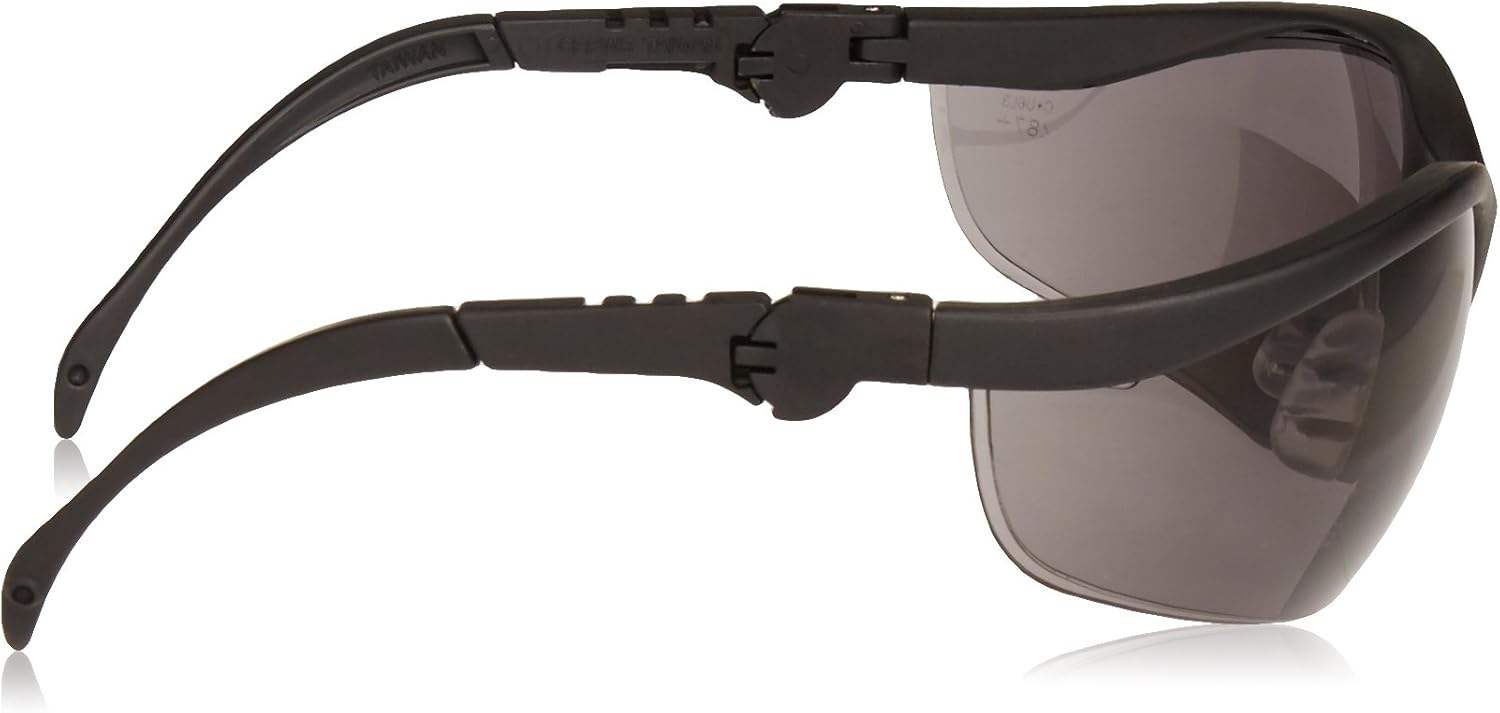 MCR Safety Klondike Magnifiers Bifocal Safety Glasses With Gray Lenses Right Adjustable Temple