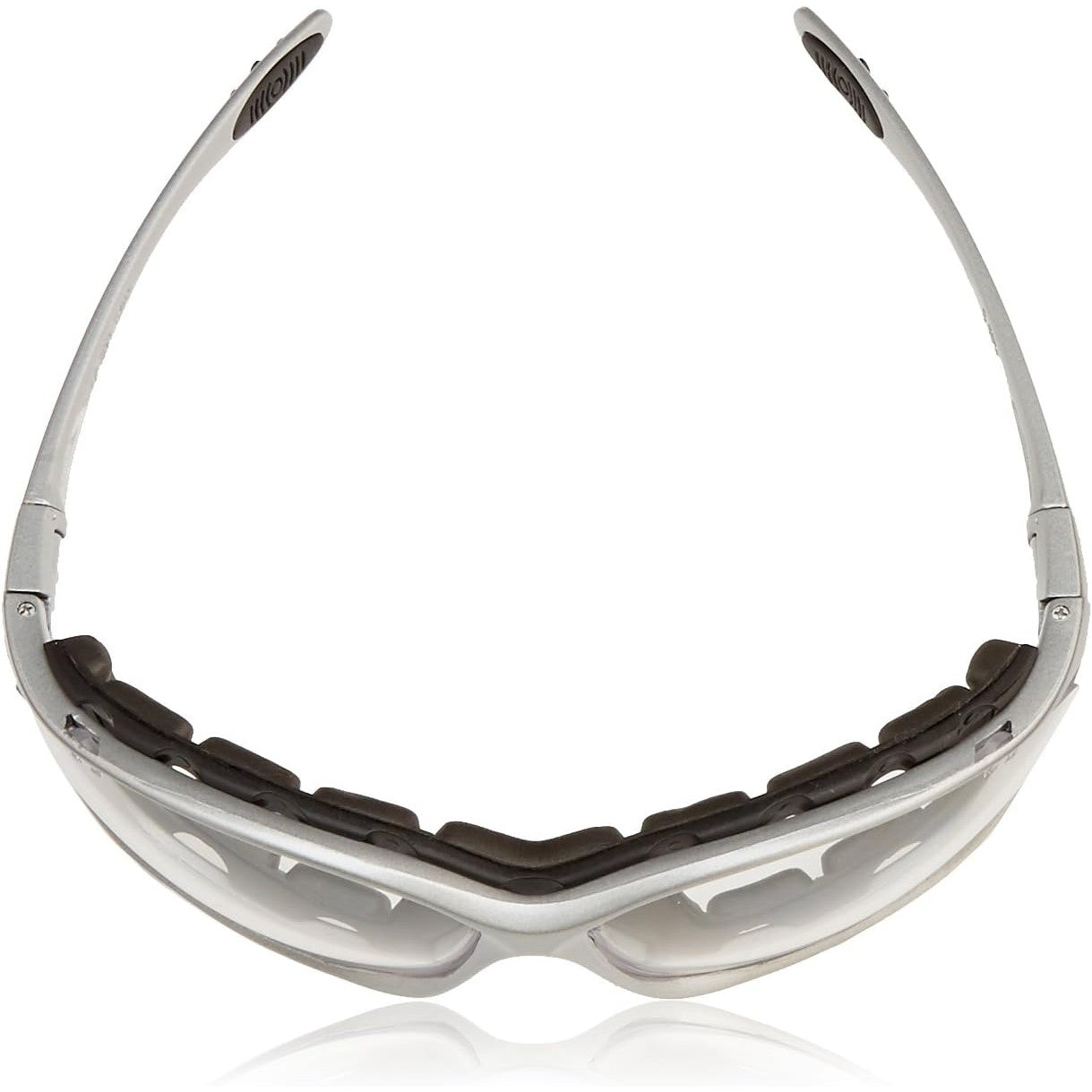 DeWalt Framework DPG95-11D Interchangeable Safety Goggles Clear Anti-Fog Lens Top View with Temple Attached