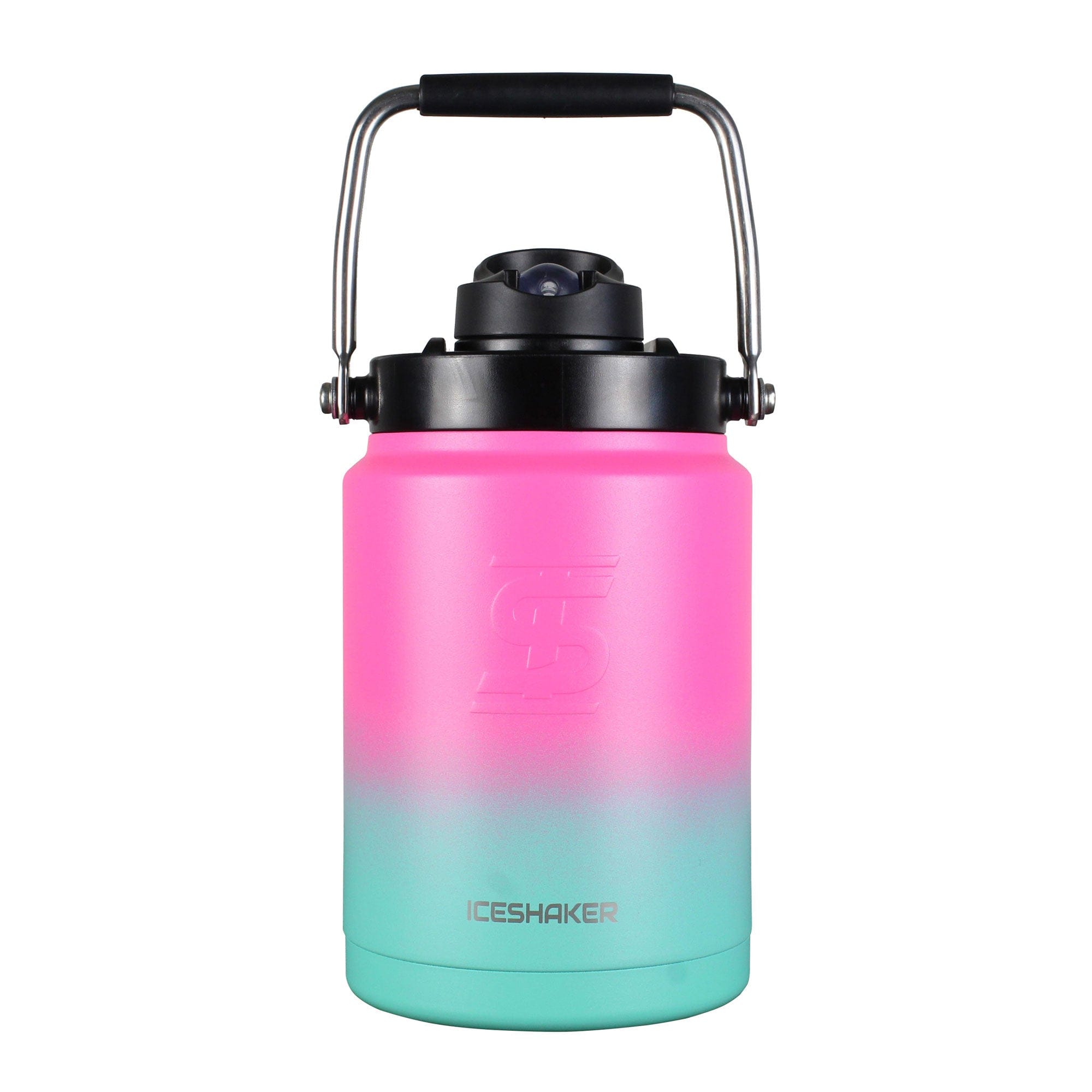 Ice Shaker Half Gallon Jugs-Mint Pink Ombre With Metal Base-sku-40212039467086-Safety Glasses USA-3