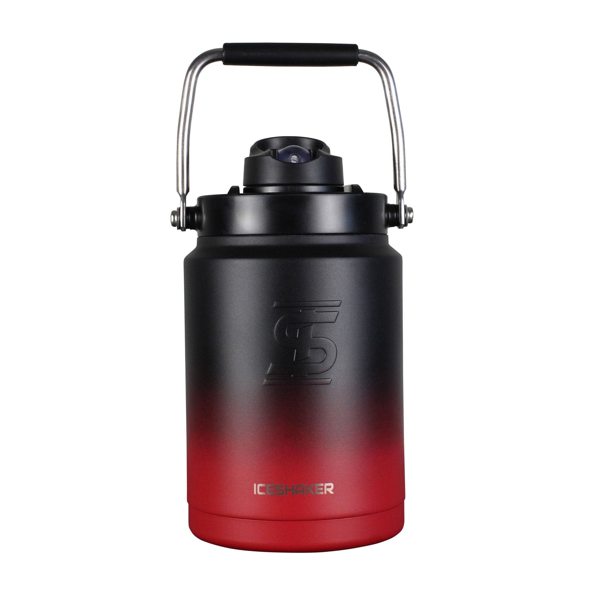 Ice Shaker Half Gallon Jugs-Red Black Ombre With Metal Base-sku-40212039499854-Safety Glasses USA-5