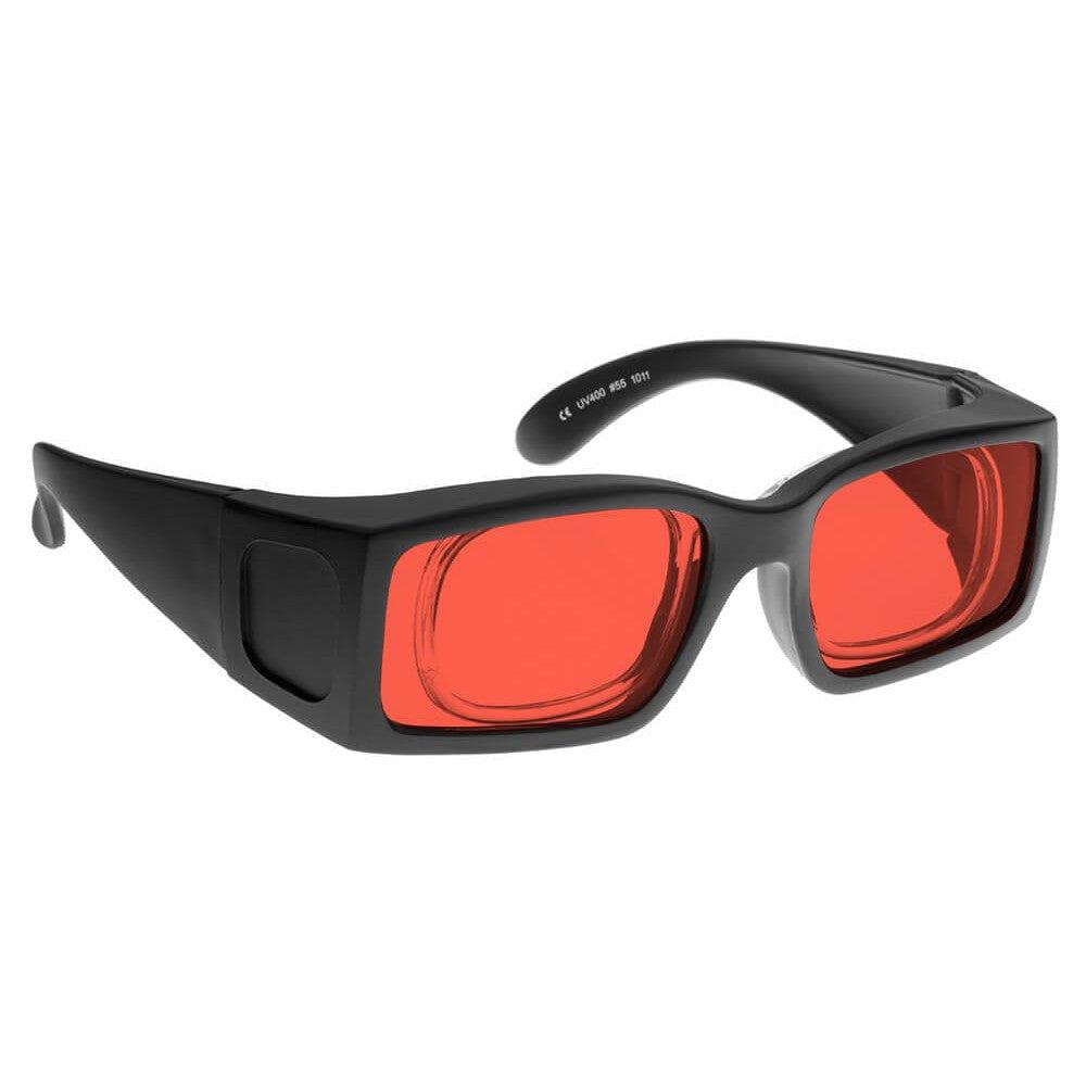 NoIR AG3 Filter for Visible Green Alignment Lasers (524-532nm)-Frame #55-NL-AG3-55-Safety Glasses USA-12