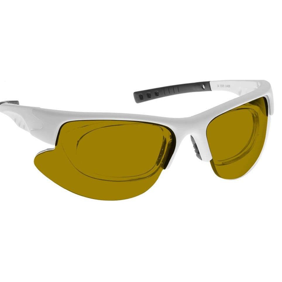 NoIR CYN Filter for Alexandrite and Nd:YAG Lasers (755nm, 1064nm)-Frame #34W-NL-CYN-34W-Safety Glasses USA-6