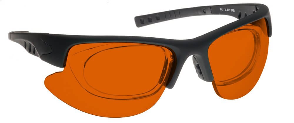 NoIR DBY Filter for Q-Switched/Doubled Nd:YAG Lasers (190-532nm/940nm/980nm/1064nm)-Frame #34-NL-DBY-34-Safety Glasses USA-5