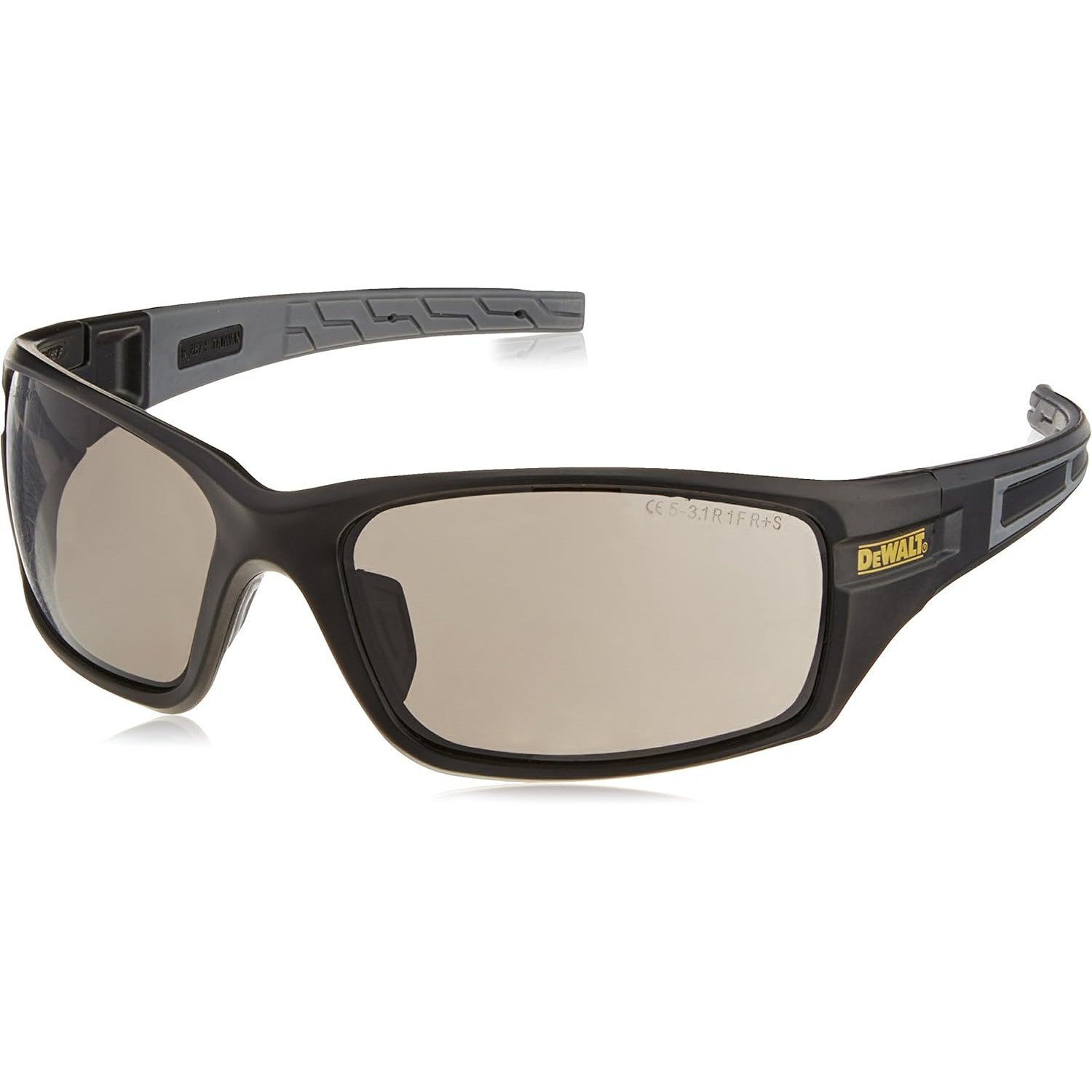 DeWalt Auger DPG101-2D Safety Glasses Black Frame with Smoke Lenses