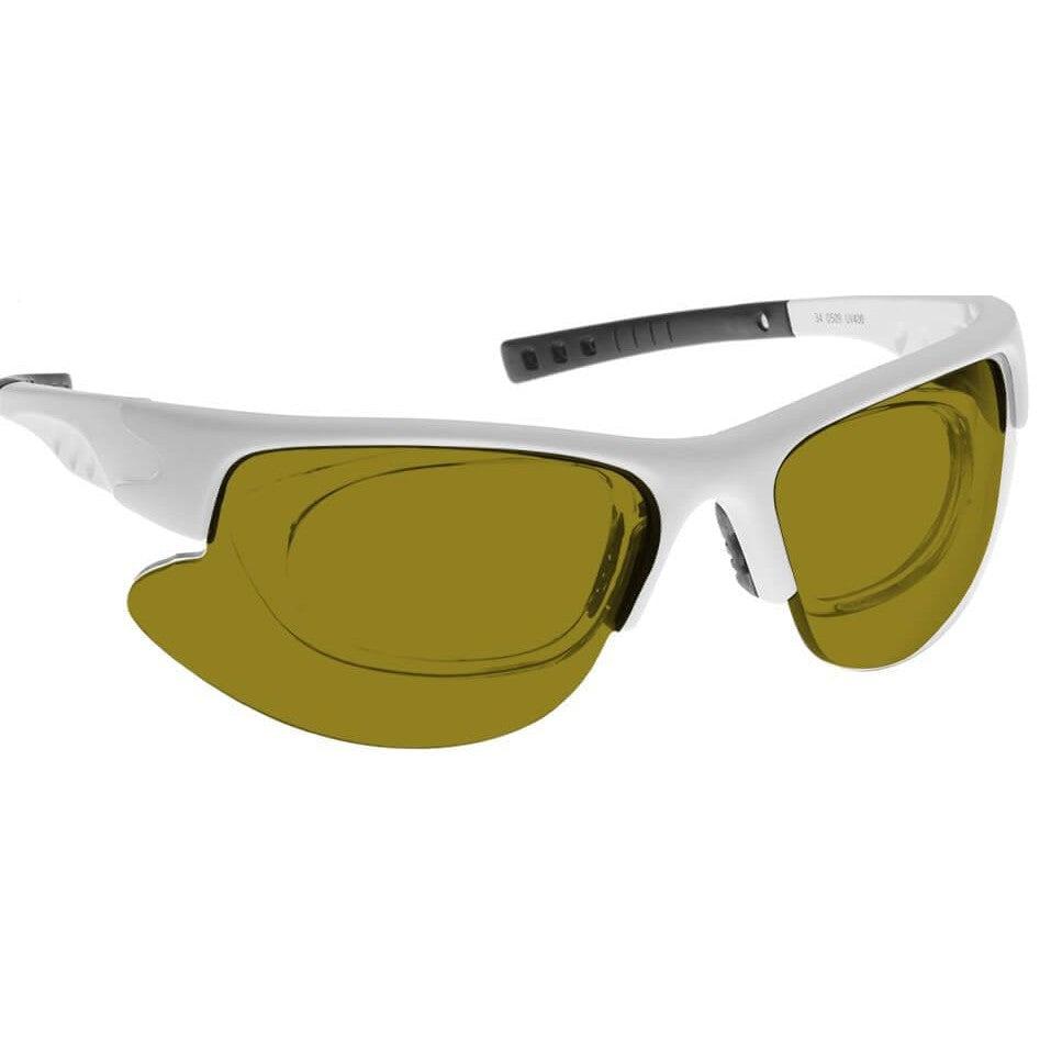 NoIR IRD2 Filter for Broadband IR Diodes, Fiber and Nd:YAG Lasers (830nm-1700nm)-Frame #34W-NL-IRD2-34W-Safety Glasses USA-6