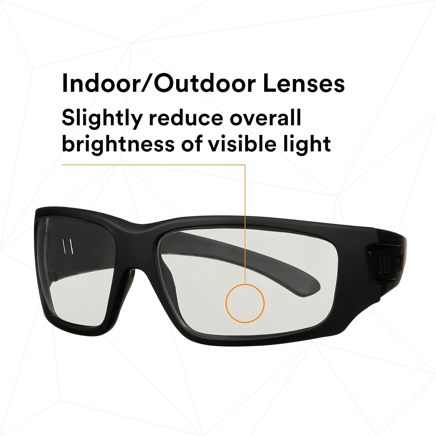 3M Maxim Elite 1000 Safety Glasses with Black Frame and Indoor-Outdoor Anti-Fog Lens-Safety Glasses USA-6