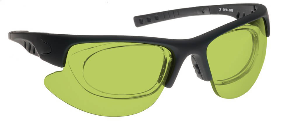 NoIR YG3 Filter for Diode and Nd:YAG Lasers (808-1080nm, 1064nm)-Frame #34-NL-YG3-34-Safety Glasses USA-5