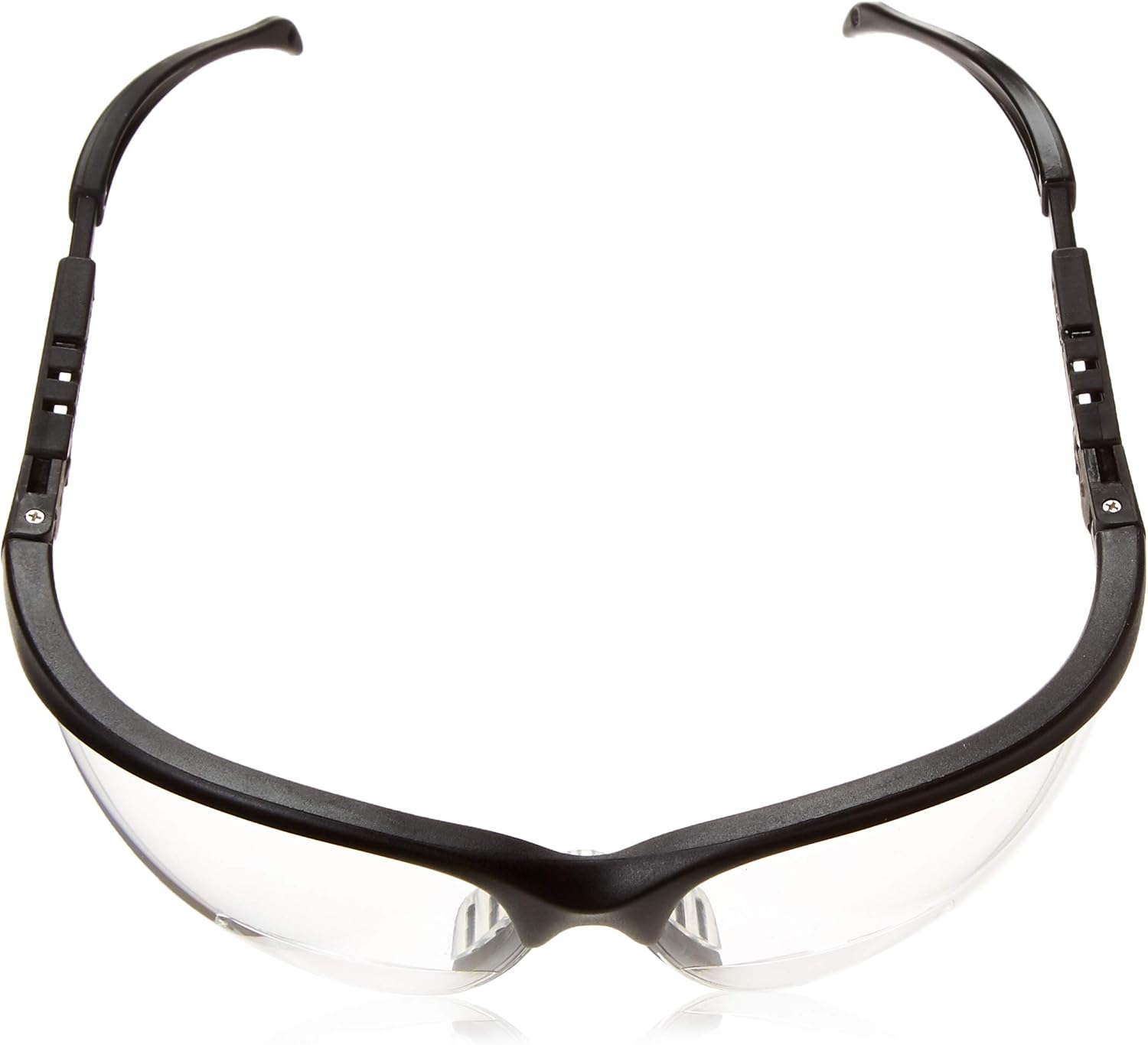MCR Safety Klondike Magnifiers Bifocal Safety Glasses With Clear Lenses Top View