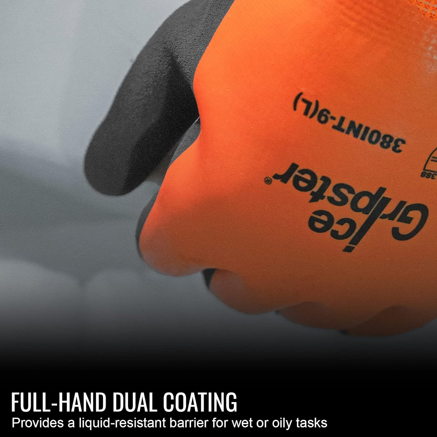 Global Glove 380INT Ice Gripster High-Visibility Water-Resistant Gloves-Safety Glasses USA-5