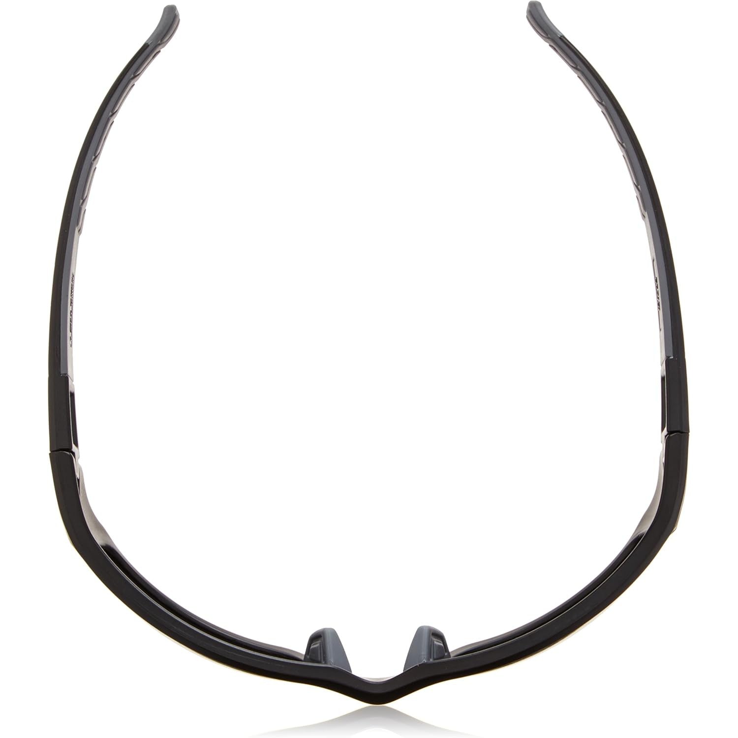 DeWalt Auger DPG101-2D Safety Glasses Black Frame with Smoke Lenses Top View