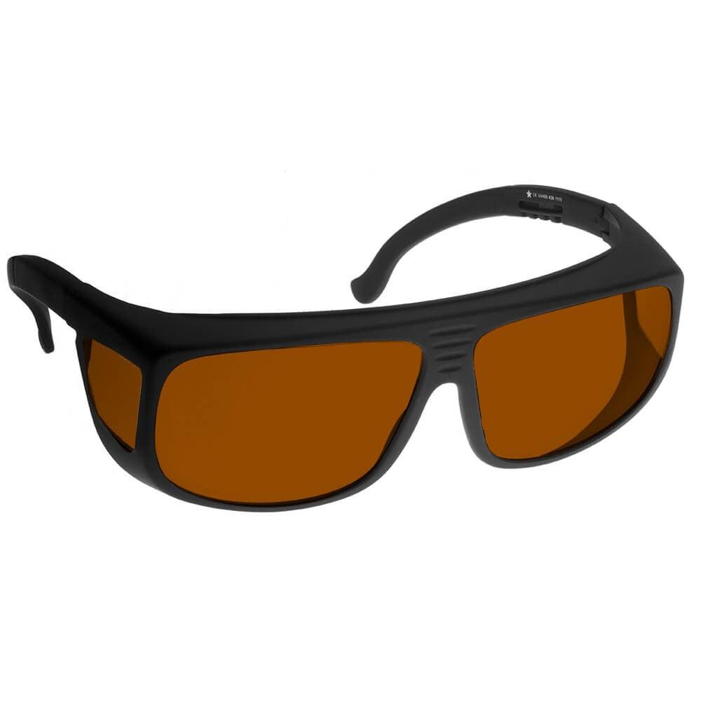 NoIR GlareShields Pilot Laser Protection BGR Lens (440-470nm, 532nm)-Frame #38-NL-BGR-38-Safety Glasses USA-8