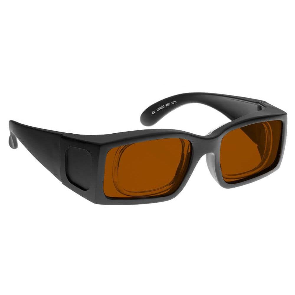 NoIR GlareShields Pilot Laser Protection BGR Lens (440-470nm, 532nm)-Frame #55-NL-BGR-55-Safety Glasses USA-13