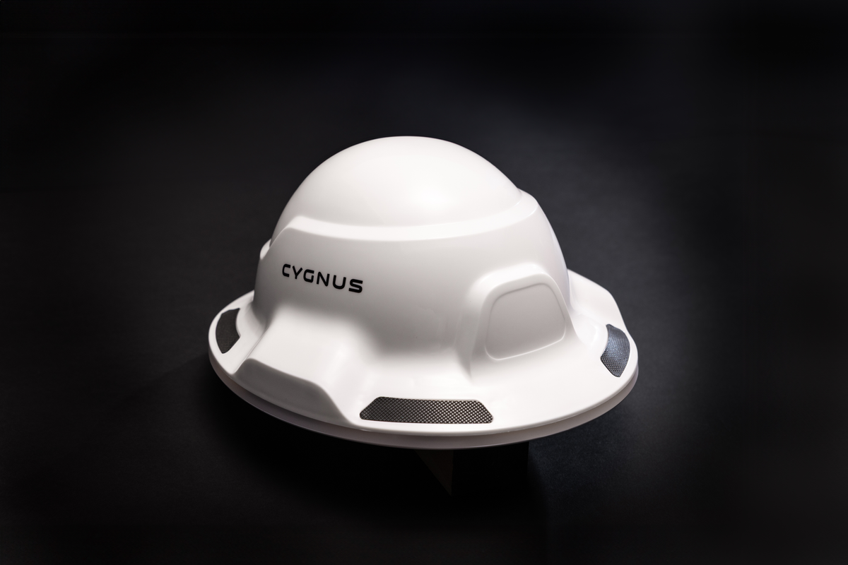 Cygnus 360 Full Brim Hard Hat with 360° LED Lighting, ANSI Certified