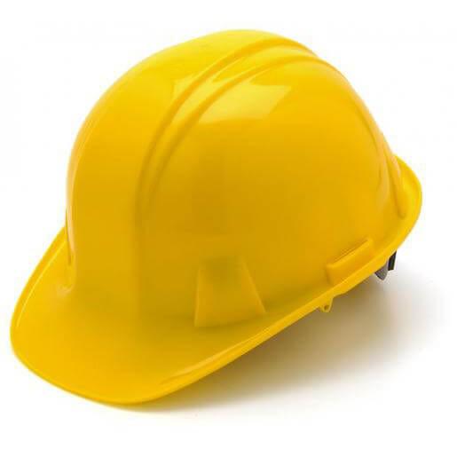 Pyramex Cap Style Hard Hat with 4-Point Ratchet Suspension-Yellow-HP14130-Safety Glasses USA-7