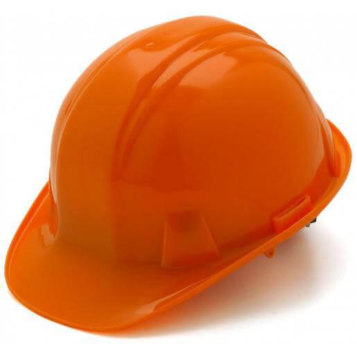 Pyramex Cap Style Hard Hat with 4-Point Ratchet Suspension-Orange-HP14140-Safety Glasses USA-8