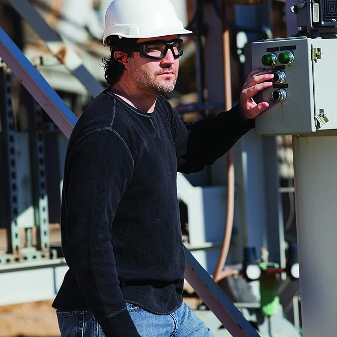 Pyramex I-Force Safety Goggle/Glasses Black Frame Indoor/Outdoor Anti-Fog Lenses-SB7080SDT-Safety Glasses USA-3