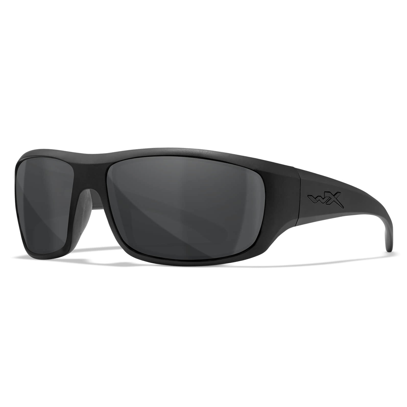 Wiley X Omega Safety Sunglasses-WX-ACOME01-Matte Black Frame - Smoke Lens-Safety Glasses USA-3