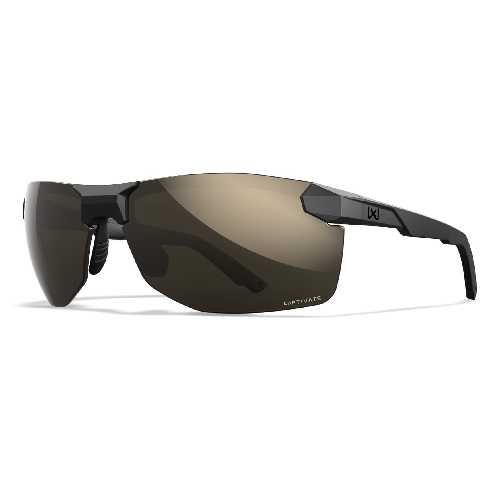 Wiley X Prime XL Safety Sunglasses-Polarized Tungsten Mirror-ACPRM04XL-Safety Glasses USA-1