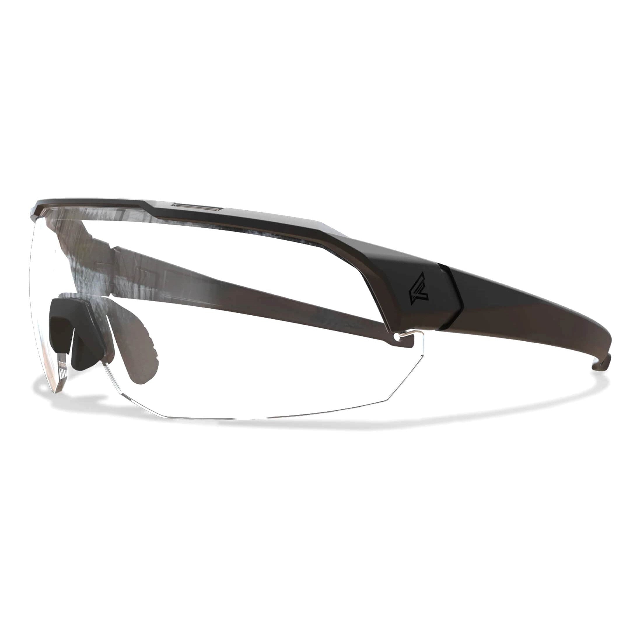 Edge Arc Light Ballistic-Rated Safety Glasses with Vapor Shield Anti-Fog Lenses-Black Frame - Clear Lens-AL11VS-Safety Glasses USA-4