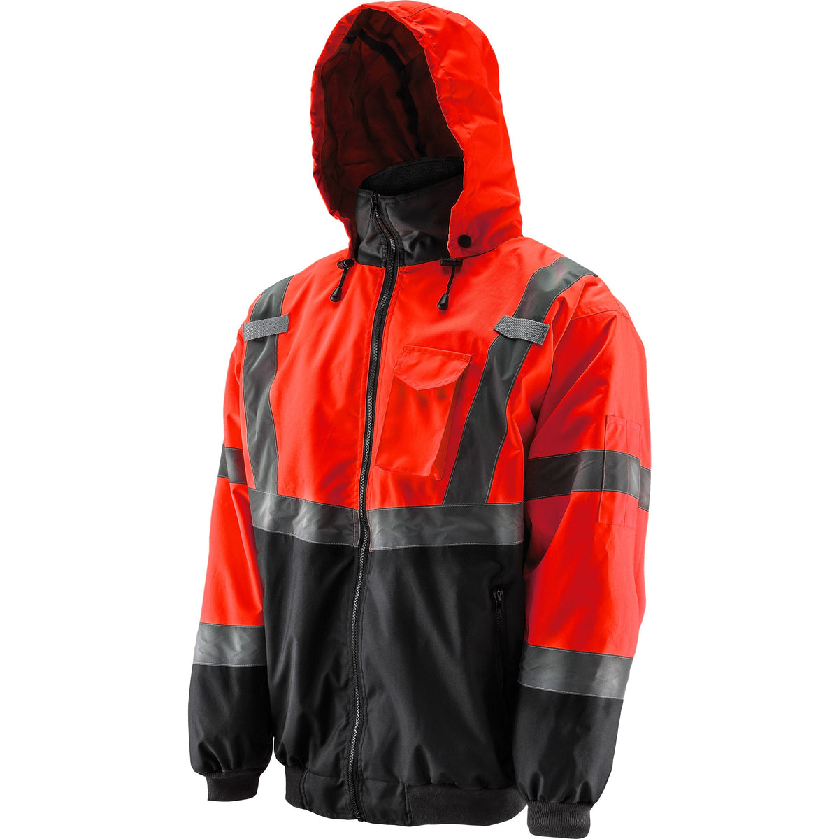 Lift Safety Hi-Viz Orange Bomber Jacket